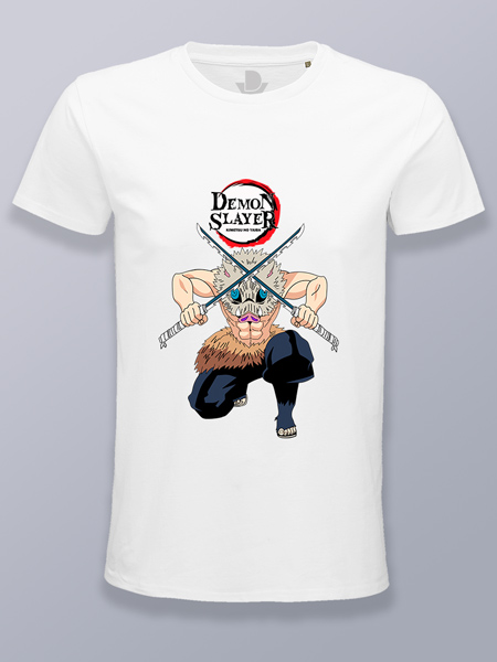 Camiseta hombre Inosuke en guardia Demon slayer