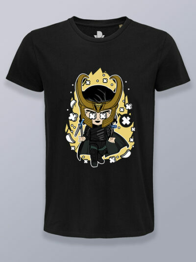 Camiseta hombre Loki cabezón
