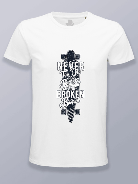 Camiseta hombre Nunca demasiado viejo
