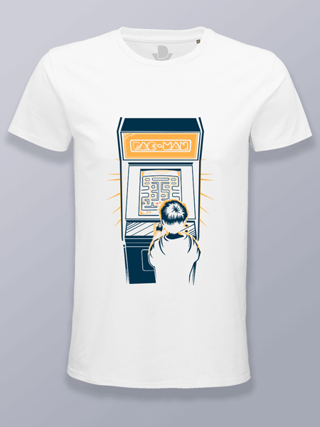 Camiseta hombre Pac-Man arcade