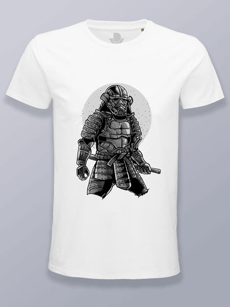 Camiseta hombre Samurai galáctico