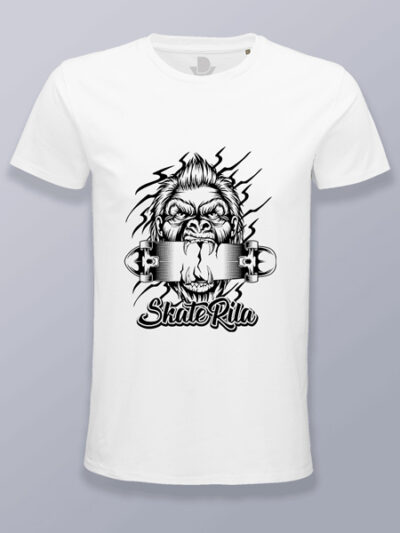 Camiseta hombre SkateRilla (color negro)