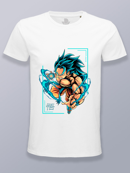 Camiseta hombre Super Saiyan dios Dragon Ball