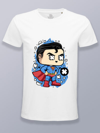 Camiseta hombre Superman cabezón