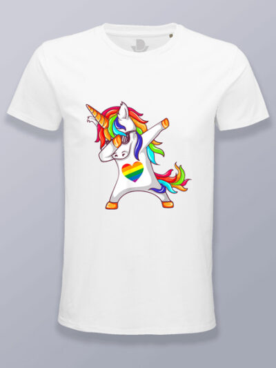 Camiseta hombre Unicornio LGTBIQ+
