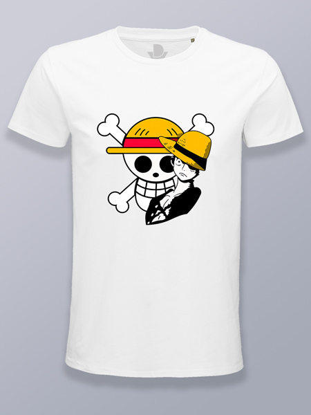 Camiseta hombre calavera One piece