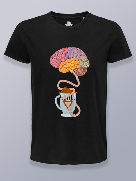 Camiseta hombre directo al cerebro