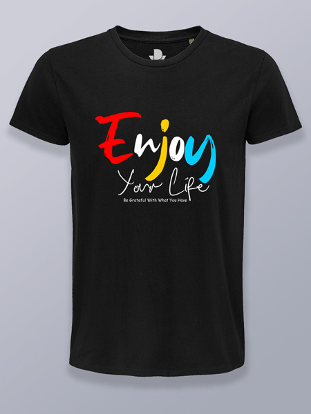 Camiseta hombre enjoy (color blanco)