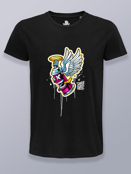 Camiseta hombre espray ángel