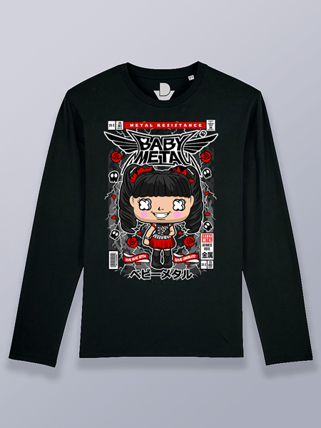 Camiseta hombre manga larga Baby Metal