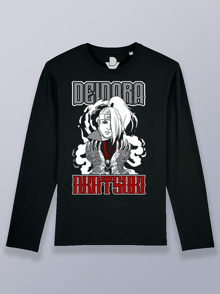 Camiseta hombre manga larga Deidara Naruto
