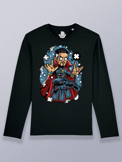 Camiseta hombre manga larga Dr. Strange levitando