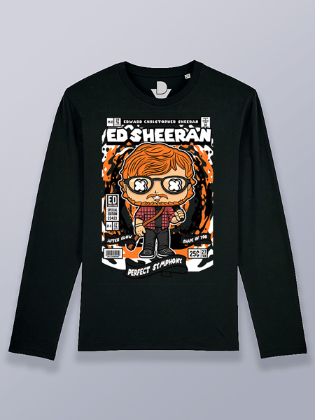 Camiseta hombre manga larga Ed Sheeran
