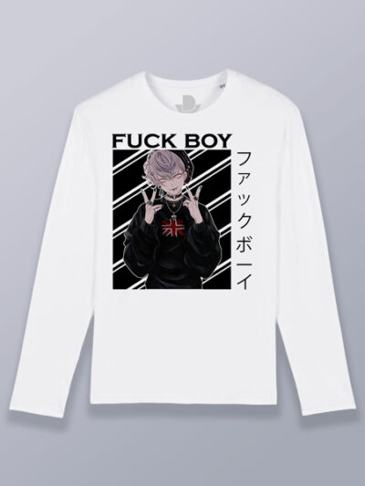 Camiseta hombre manga larga Fuck boy