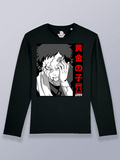 Camiseta hombre manga larga Gaara herido Naruto