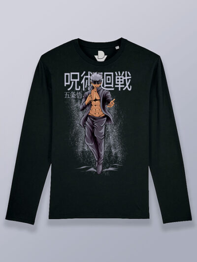 Camiseta hombre manga larga Gojo Satoru jujutsu Kaisen