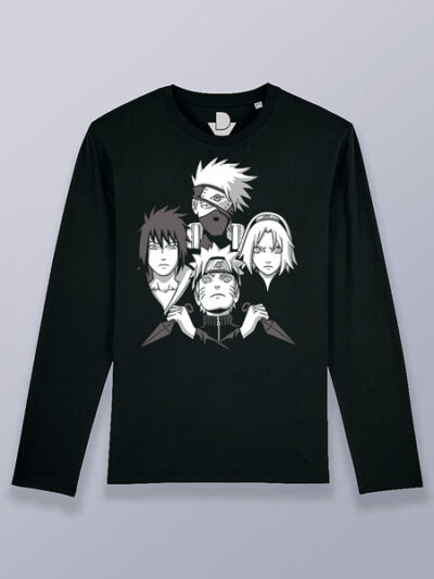 Camiseta hombre manga larga Equipo 7 Naruto