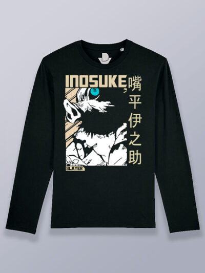 Camiseta hombre manga larga Inosuke Demon slayer
