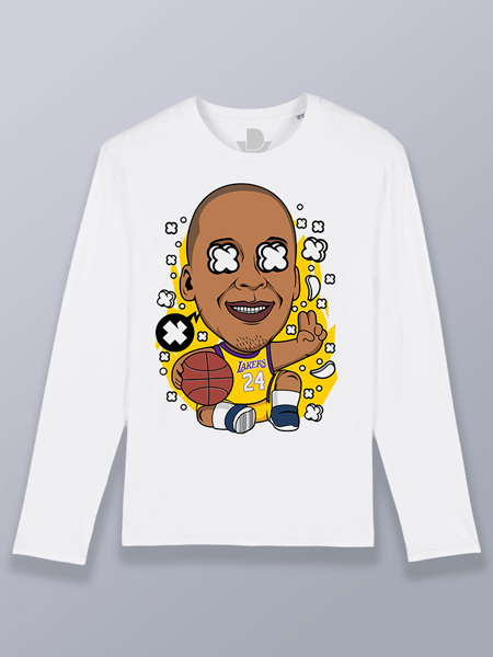 Camiseta hombre manga larga Kobe Bryant