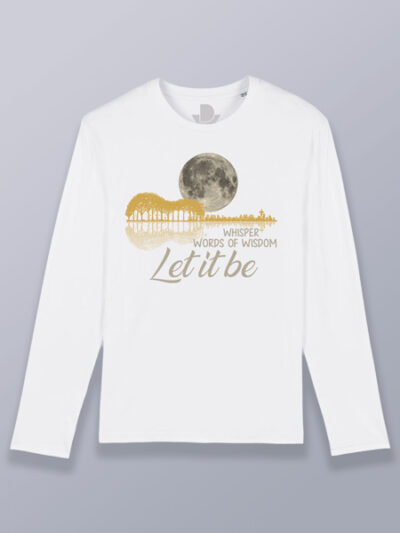 Camiseta hombre manga larga Let it be
