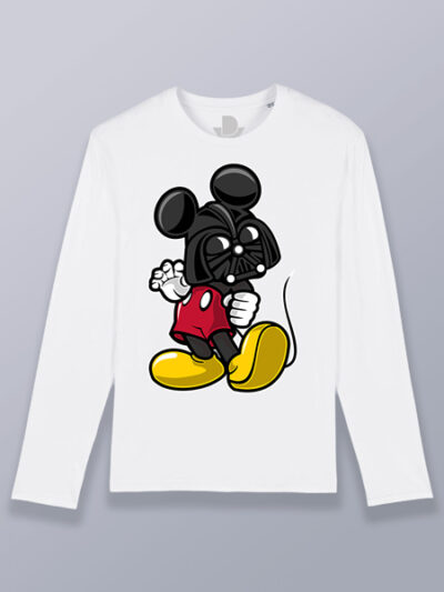Camiseta hombre manga larga Mickey Vader