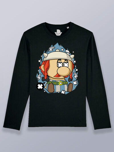 Camiseta hombre manga larga Obélix cabezón
