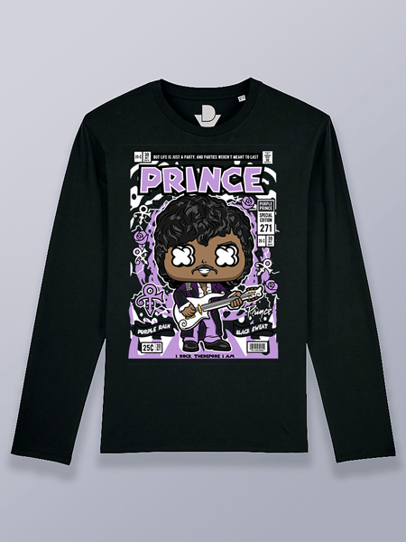 Camiseta hombre manga larga Prince