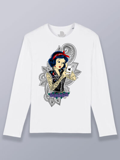 Camiseta hombre manga larga Rock Blancanieves