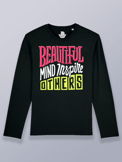 Camiseta hombre manga larga beautiful mind