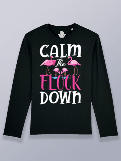 Camiseta hombre manga larga calma al rebano