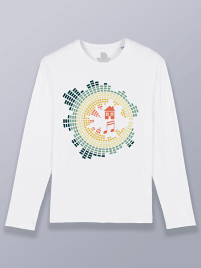 Camiseta hombre manga larga casa musical