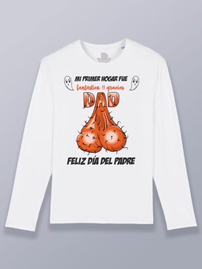 Camiseta hombre manga larga día del padre primer hogar