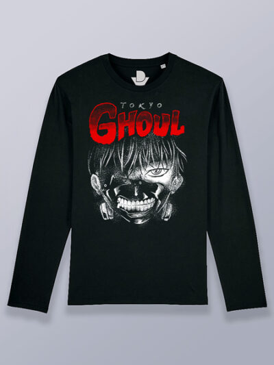 Camiseta hombre manga larga diseño Tokyo Ghoul