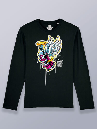 Camiseta hombre manga larga espray ángel