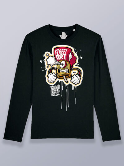Camiseta hombre manga larga espray enfadado