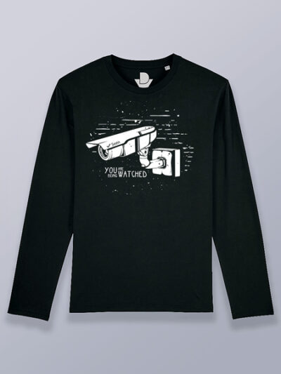 Camiseta hombre manga larga estás siendo observado