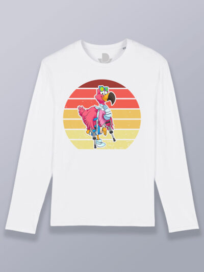 Camiseta hombre manga larga flamenco herido