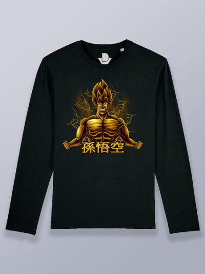 Camiseta hombre manga larga golden Goku