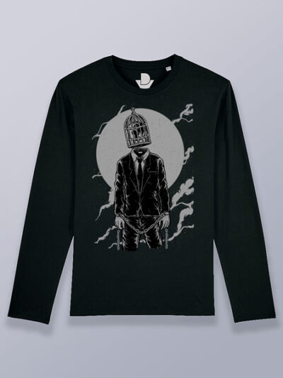 Camiseta hombre manga larga jaula mundial