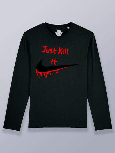 Camiseta hombre manga larga just kill it