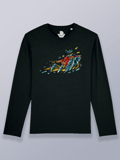 Camiseta hombre manga larga king of iron