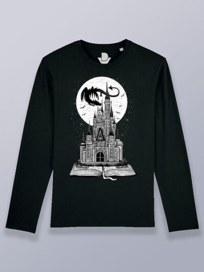 Camiseta hombre manga larga libro de cuentos