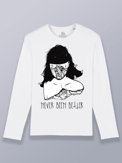 Camiseta hombre manga larga nunca mejorando