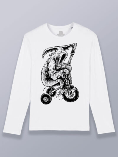 Camiseta hombre manga larga parca en triciclo