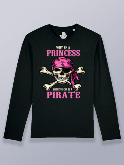 Camiseta hombre manga larga por que ser una princesa