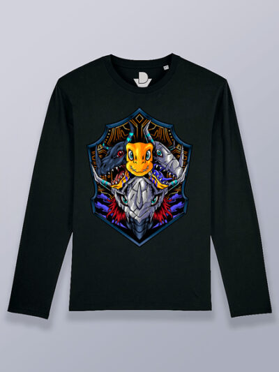 Camiseta hombre manga larga red warrior