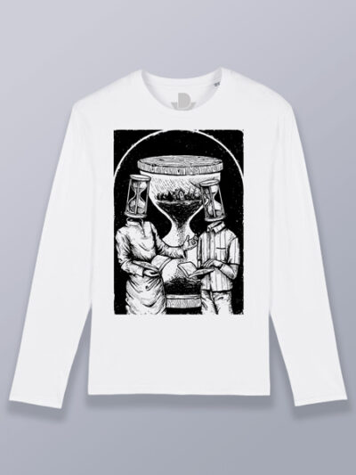 Camiseta hombre manga larga reloj de arena