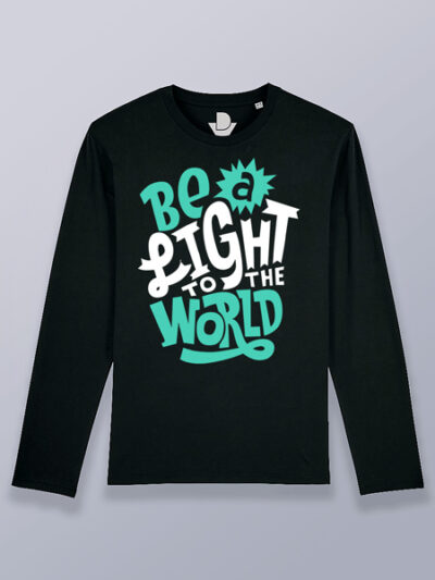 Camiseta hombre manga larga se una luz