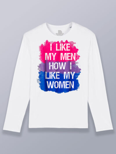 Camiseta hombre manga larga soy bisexual