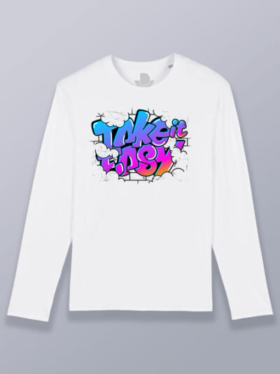 Camiseta hombre manga larga take it easy